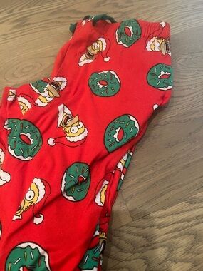 Red Holiday Graphic Men's Pajama Pants